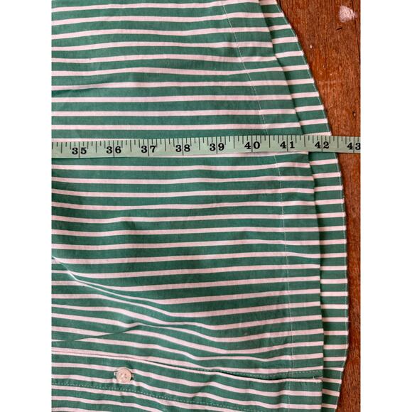 J. Crew Green & White Striped Dress Size 12P - Picture 11 of 11